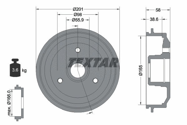 Brake Drum (94014100)