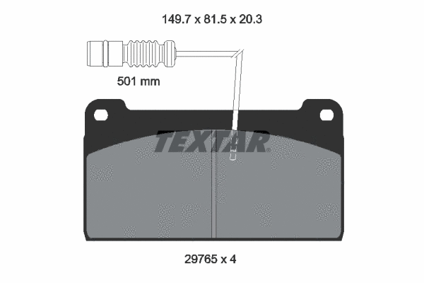 Brake Pad Set, disc brake (2976502)