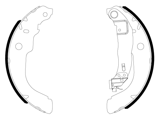 Brake Shoe Set (91084300)