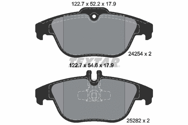Brake Pad Set, disc brake (2425401)