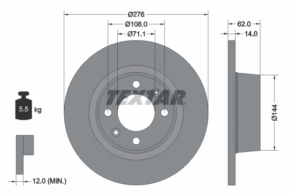 Brake Disc (92107900)