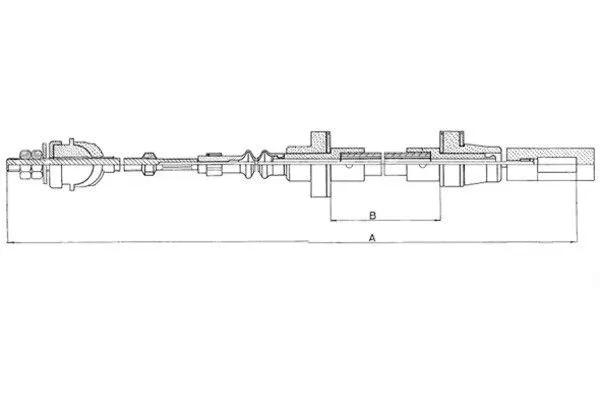 Cable Pull, clutch control (58000900)