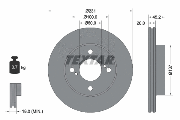 Brake Disc (92309403)