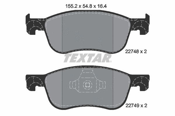 Brake Pad Set, disc brake (2274801)