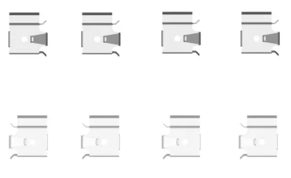 Accessory Kit, disc brake pad (82511400)