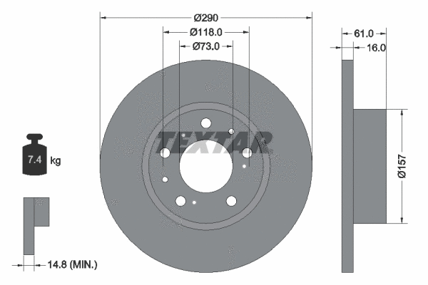 Brake Kit, disc brake (89010300)