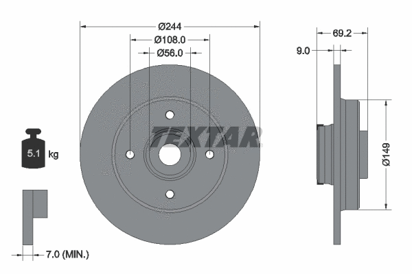 Brake Disc (92305403)