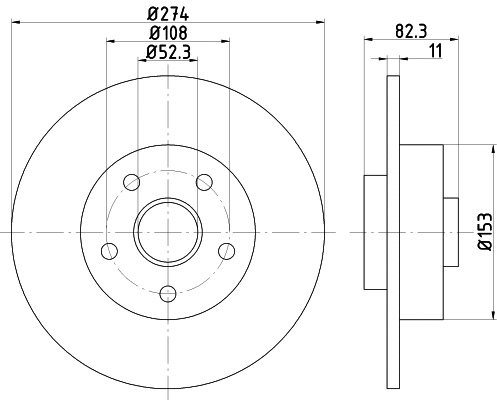 Brake Kit, disc brake (89015700)
