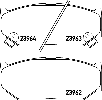 Brake Pad Set, disc brake (2396301)