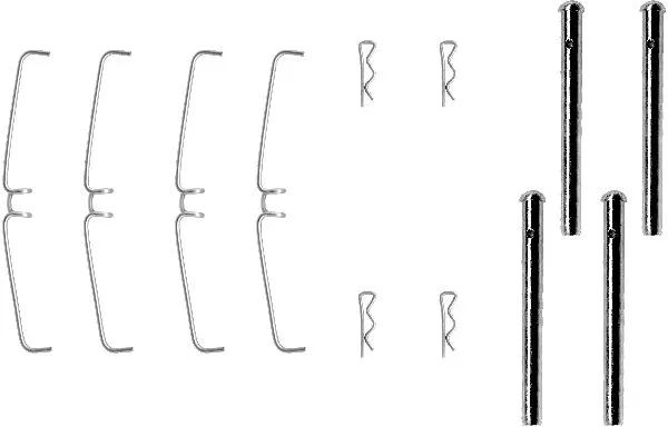 Accessory Kit, disc brake pad (82040300)