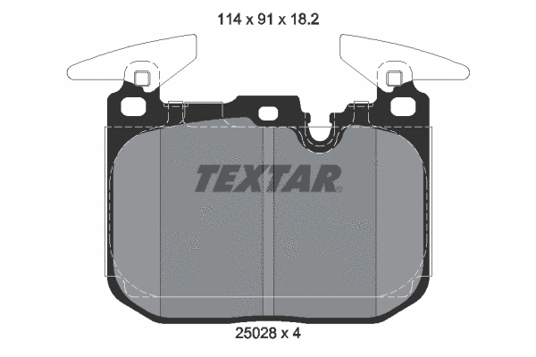 Brake Pad Set, disc brake (2502801)