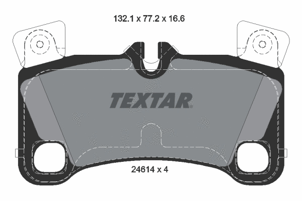 Brake Pad Set, disc brake (2461401)