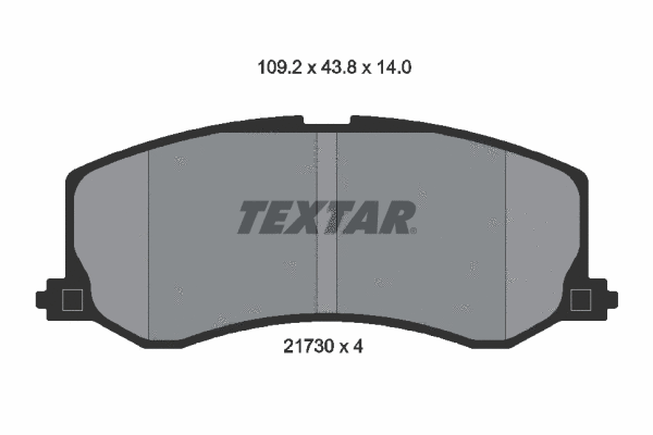 Brake Pad Set, disc brake (2173001)