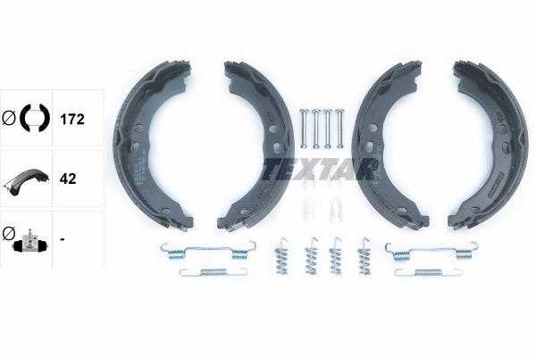 Brake Shoe Set, parking brake
