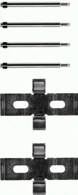 Accessory Kit, disc brake pad (82018600)