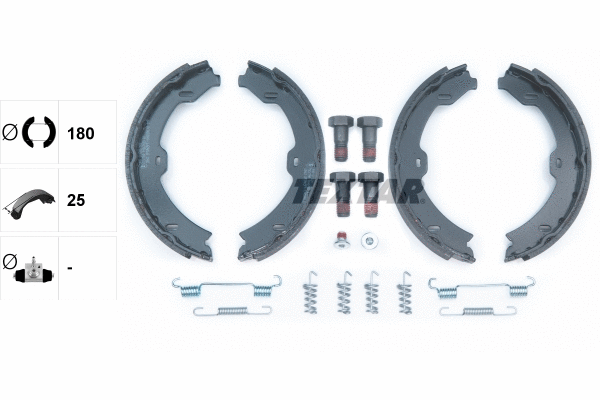 Brake Shoe Set, parking brake