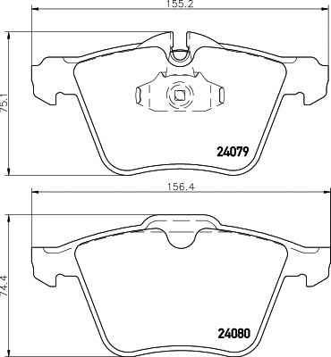 Brake Pad Set, disc brake (2407905)