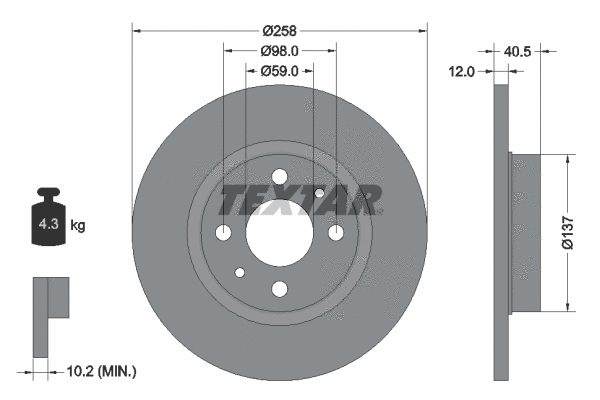 Brake Kit, disc brake (89004200)