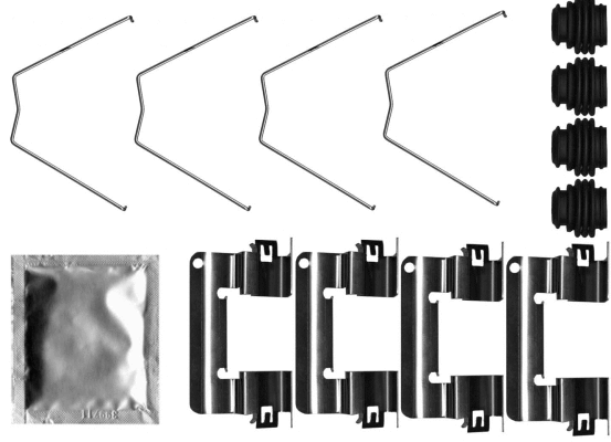 Accessory Kit, disc brake pad (82552100)