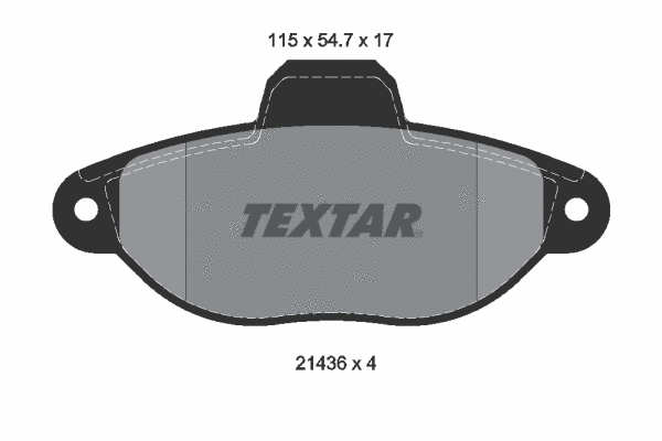 Brake Pad Set, disc brake (2143602)