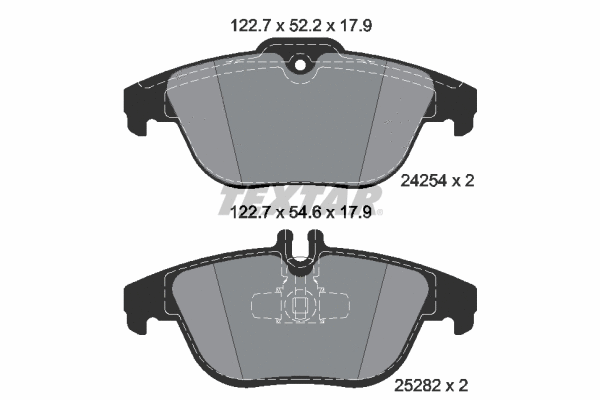 Brake Pad Set, disc brake (2425481)