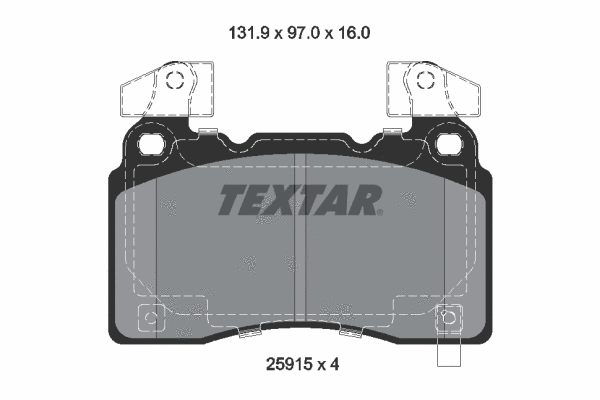 Brake Pad Set, disc brake (2591503)