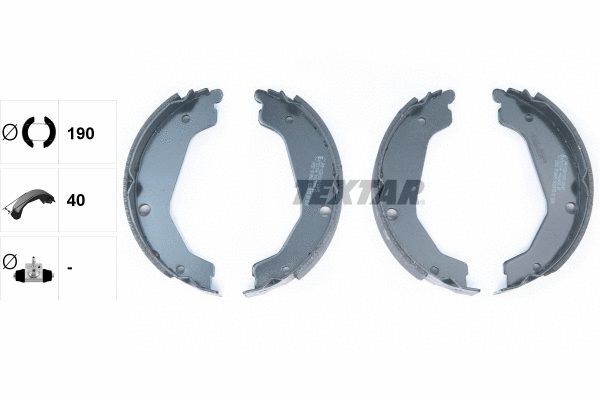 Brake Shoe Set, parking brake