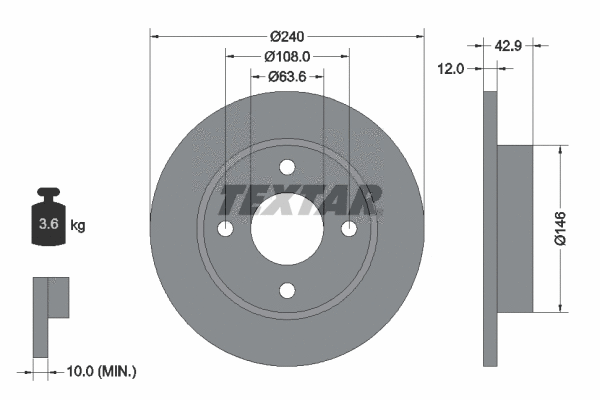 Brake Disc (92075303)