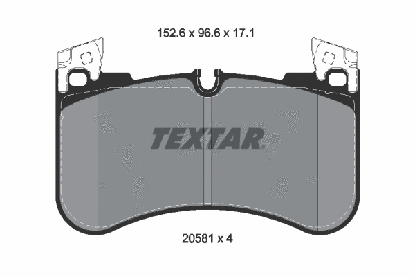 Brake Pad Set, disc brake (2058101)