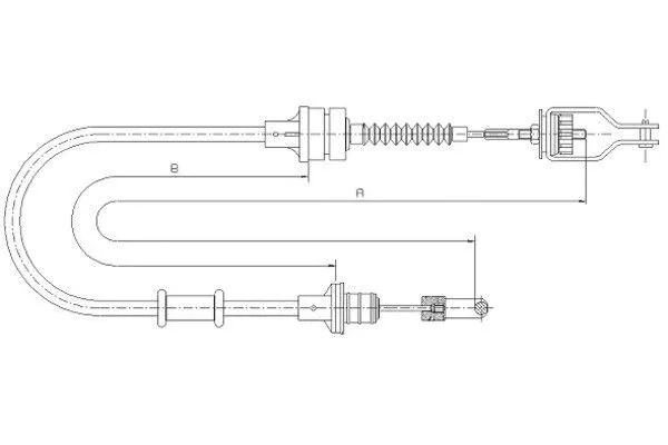 Cable Pull, clutch control (58014500)