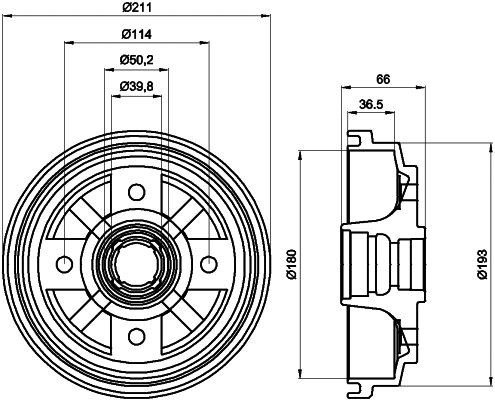 Brake Drum (94015900)