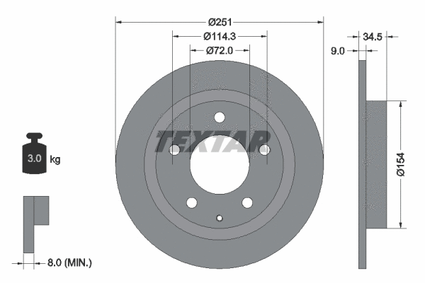 Brake Disc (92169300)