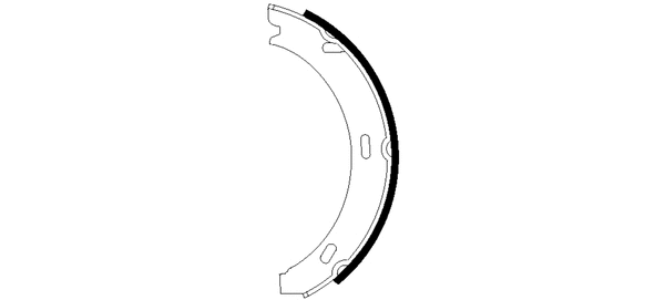 Brake Shoe Set, parking brake