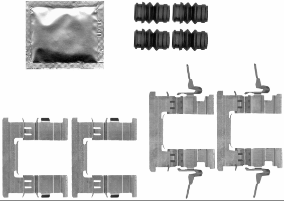 Accessory Kit, disc brake pad (82546400)