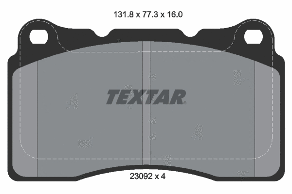 Brake Pad Set, disc brake (2309203)
