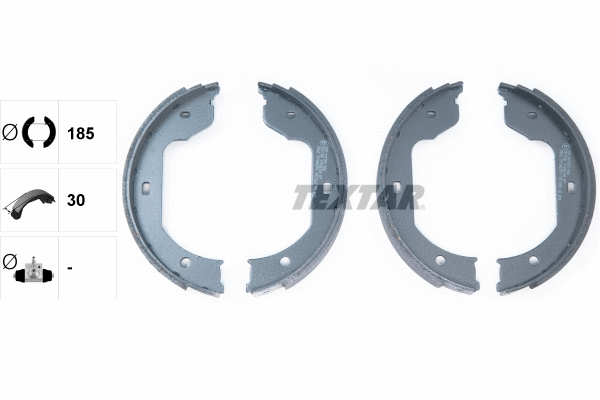 Brake Shoe Set, parking brake (91058700)