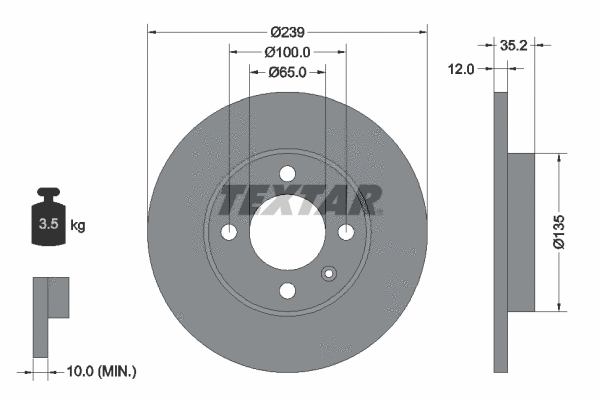 Brake Kit, disc brake (89001200)