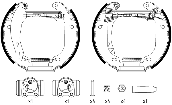Brake Shoe Set (84037401)