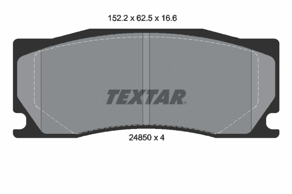 Brake Pad Set, disc brake (2485001)