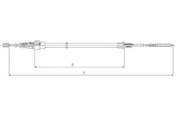 Cable Pull, parking brake (44044900)