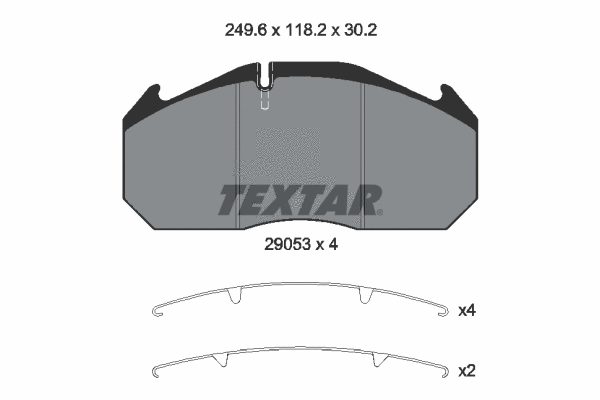 Brake Pad Set, disc brake (2905301)