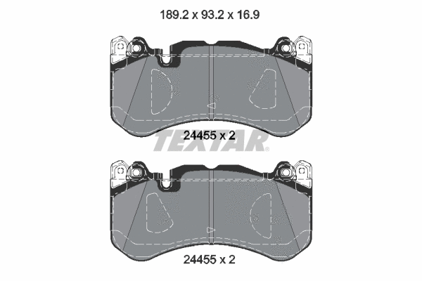 Brake Pad Set, disc brake (2445503)