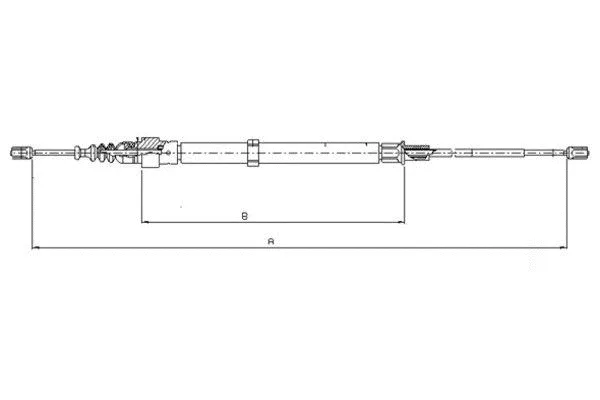 Cable Pull, parking brake (44006900)