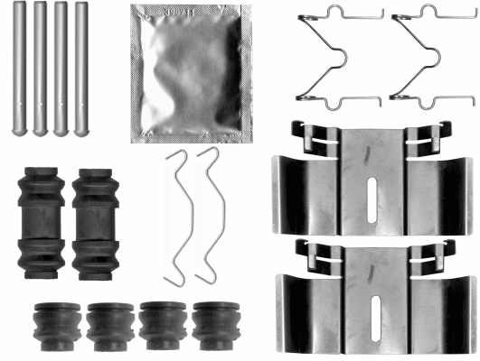 Accessory Kit, disc brake pad (82544700)