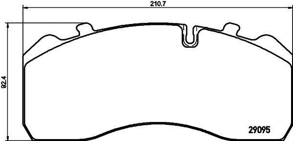 Brake Pad Set, disc brake (2909504)