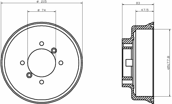 Brake Drum (94017200)