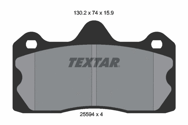 Brake Pad Set, disc brake (2559401)