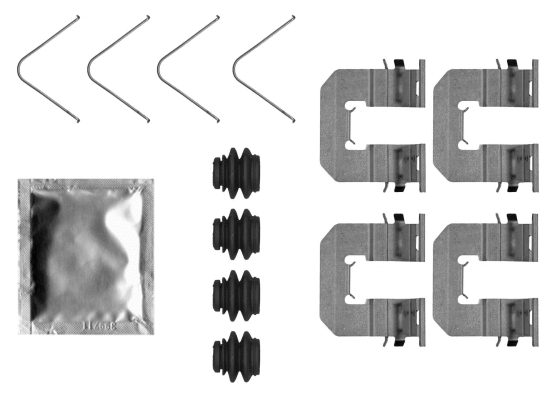 Accessory Kit, disc brake pad (82552200)