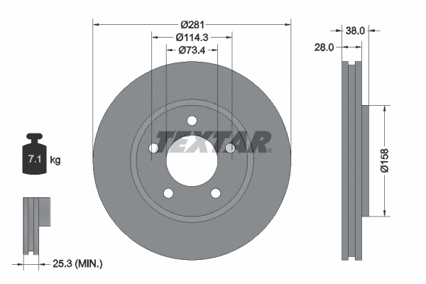 Brake Disc (92108300)