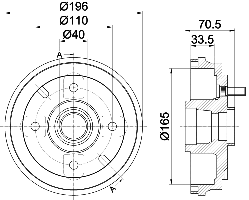 Brake Drum (94039700)